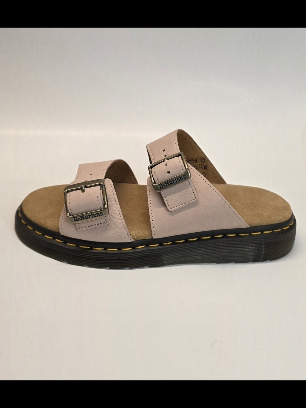 NEW Dr. Martens Josef Pink  Double Strap Slide Sandals  Unisex Women's Size 10